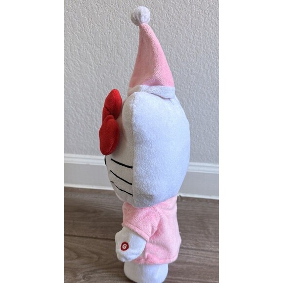 Hello Kitty Sanrio Gemmy 2014 Christmas Dancing Plush Musical Tested Works - Picture 6 of 9